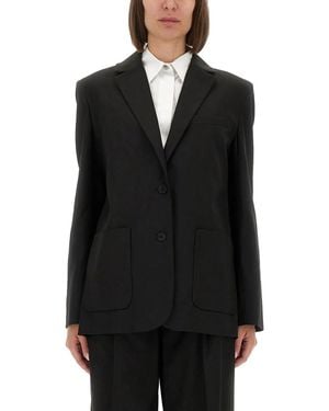 THE GARMENT "Pluto" Blazer With Bow - Black