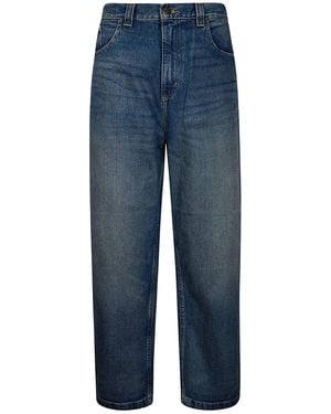 Carhartt Brandon Logo-Patch Jeans - Blue