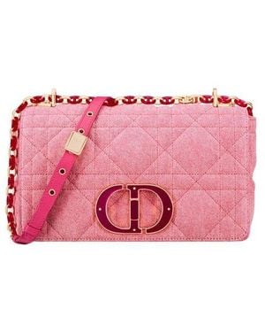 Dior Fuchsia Shopping Bag For - Pink