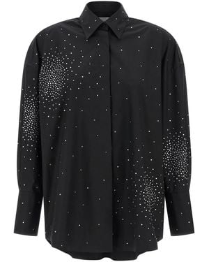 GIUSEPPE DI MORABITO Rhinestone Shirt - Black