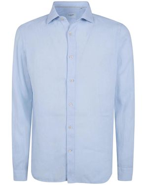 Tintoria Mattei 954 Linen Shirt - Blue