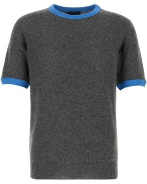 Prada Graphite Cashmere Sweater - Gray