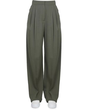McQueen Wide Leg Trousers - Green