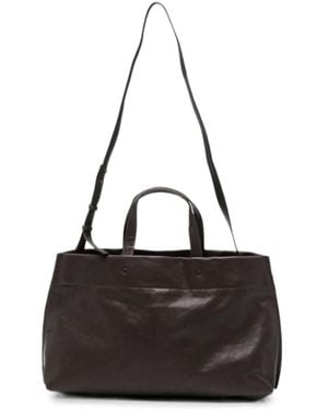 Lihann George Elli Leather Tote Bag - Black
