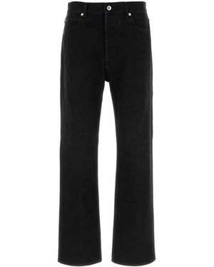Bottega Veneta Straight Leg Jeans - Black