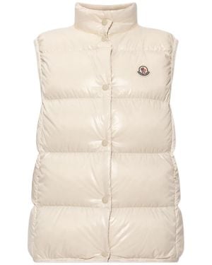 Moncler Badia Quilted Gilet - Natural