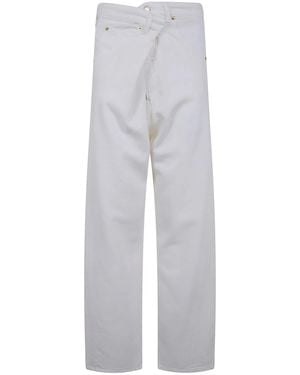DARKPARK "Ines" Fold Over Tencel Denim - Gray