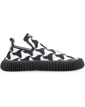Bottega Veneta Wavy Triangle Slip-On Trainers Elastane Trainers - White
