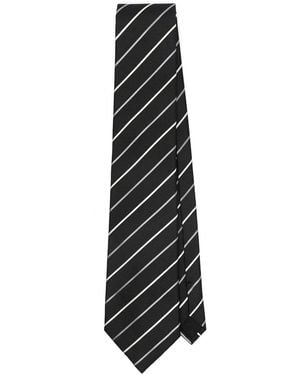 Saint Laurent Wide Tie - Black
