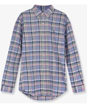Polo Ralph Lauren Custom Fit Cotton Shirt - Blue