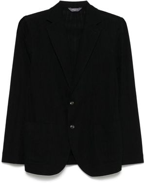 Circolo 1901 Cotton Single-Breasted Jacket - Black