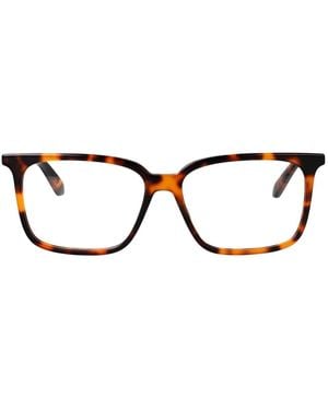 Off-White c/o Virgil Abloh Shiny Dark Havana Acetate Glasses - Brown
