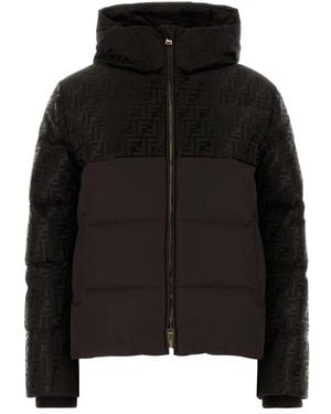 Fendi Ff Jacquard Duvet - Black