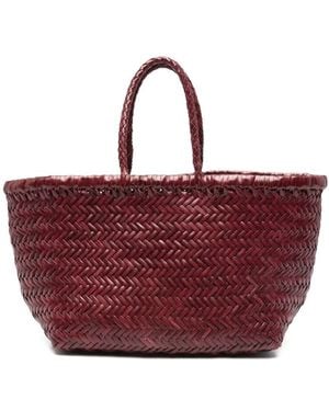 Dragon Diffusion Bamboo Triple Jump Small Basket Bag - Purple
