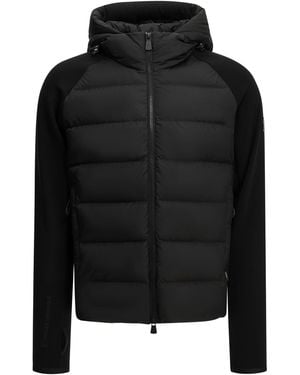 Moncler Padded Zip-Up Sweatshirt - Black