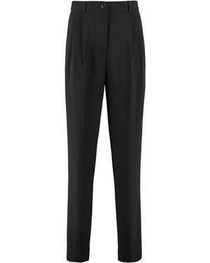 Tory Burch Regular Fit Pants - Black