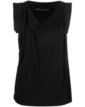 Alberta Ferretti Viscose Top - Black