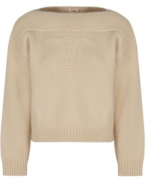 Celine Cashmere Jumper - Natural