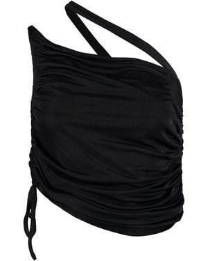 ANDREADAMO Andreadamo Draped Top - Black