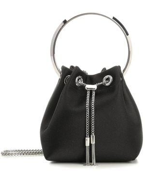 Jimmy Choo Satin Bag - Black