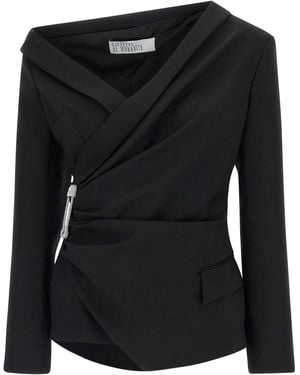 GIUSEPPE DI MORABITO Asymmetrical Blazer - Black