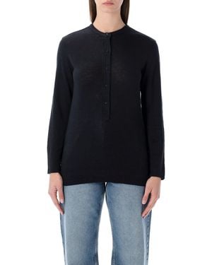 Isabel Marant Etoile Marant Étoile Lucy Linen T-Shirt - Black