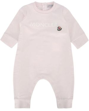 Moncler Jr Romper + Box - Pink
