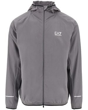 EA7 Ventus7 Full-Zip Sweatshirt - Grey