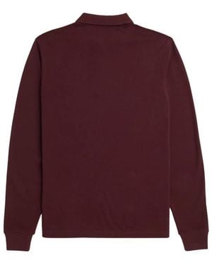 Fred Perry Cotton Polo - Red