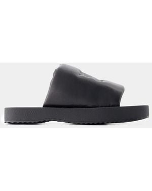 Burberry Lf Knight Slab Sandals - Blue