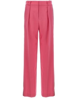 Area 'Crystal Embellished' Pants - Pink