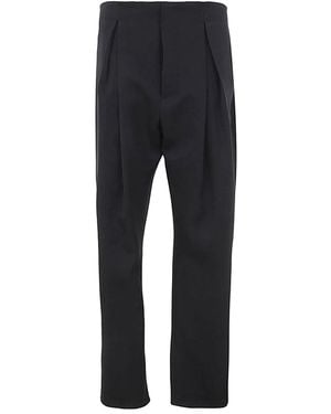 SAPIO Wool Pants Loose Fit - Black