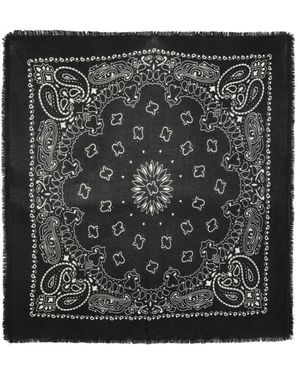 Kujten "Hachiko" Grand Bandana Imprime Scarf - Black