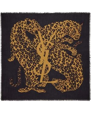 Saint Laurent Sciarpa Cassandre - Metallic