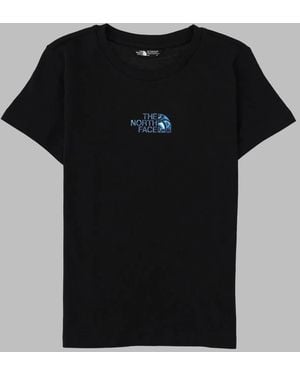 The North Face Mini Liquid Logo Regular Short Sleeve Tee - Black