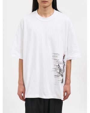 Isabel Benenato Cotton Crew Neck T-Shirt - White