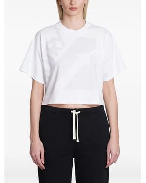 Autry Graphic Print Cotton T-Shirt - White
