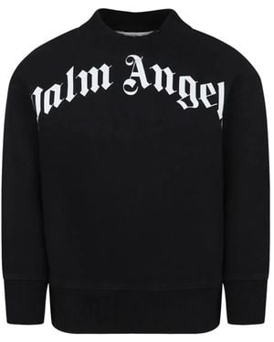Palm Angels Jersey With Logo - Black