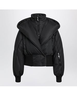 The Attico Quilted Cottonblend Puffer Jacket - Black