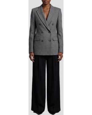 Tagliatore Wool Double-Breasted Jacket - Black