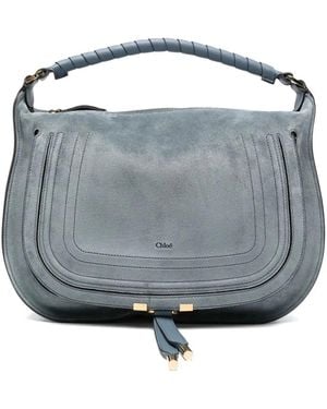 Chloé Medium Top-Handle Shoulder Bag - Grey
