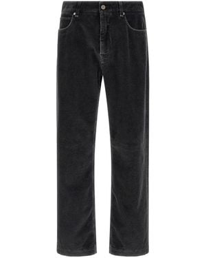 Fendi Velvet Trousers - Black