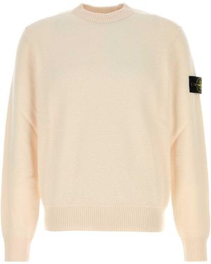 Stone Island Crew Neck - Natural