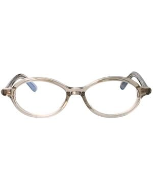 Jacquemus Smoke/ Optical Acetate Glasses - Metallic