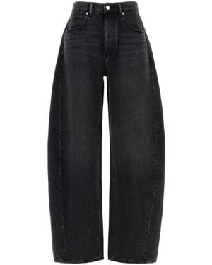Alexander Wang Blow Up Jean W/ Crystal Hotfix - Black