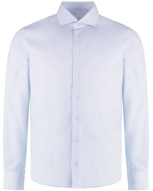 BASTONCINO Printed Cotton Shirt - White