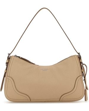 Prada Leather Shoulder Bag - Natural