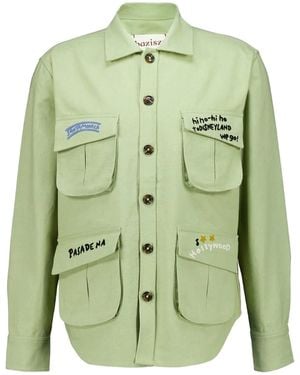 BAZISZT Cotton Jacket - Green