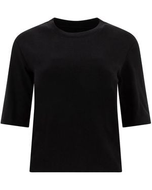 Sandbeige T-Shirts - Black