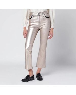 FRAME Champagne The Reboot Cropped Pants - Pink